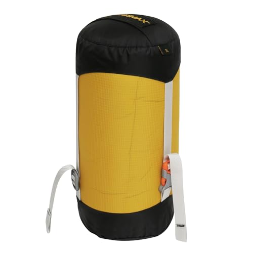 New 1.5L-45L Ultralight Compression Sack for Sleeping Bag Accessories Waterproof Nylon Stuff Sack Outdoor Ultralight Storage Bag - color: Yellow, size: 5L