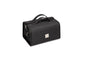ROYALFAIR Roll Up Makeup Bag, Travel Toiletry Bag for Women with 4 Clear TSA Approved Pouches, Hanging Travel Organizer, Folding Cosmetic Bag for Men and Women - color: Black