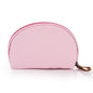 Hekyip Half Moon Cosmetic Beauty Bag for Purse Travel Handy Makeup Pouch for Women Ladies (PINK) - color: PINK