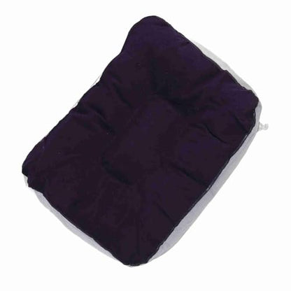 Footrest with Air Pump - Soft Flocking Adjustable Height Leg Support Cushion for Travel, Office & Home Use,37x30x16cm/14.57x11.81x6.30in(Purple＋Grey) - color: Purple＋grey
