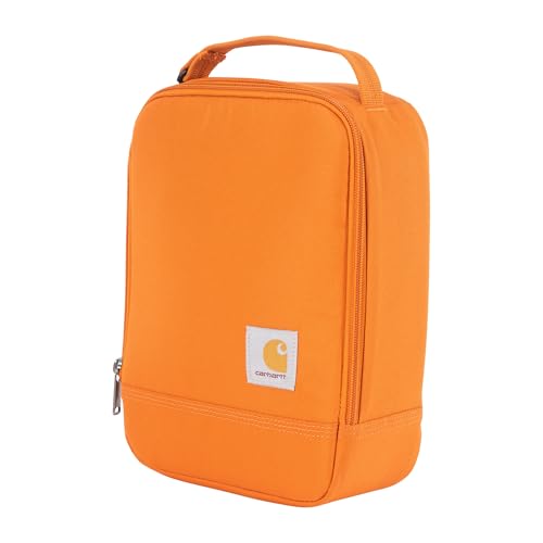 Carhartt Insulated Lunch Cooler For Men and Women, Fully Insulated Lunch Pale for Everyday Use, Marmalade - color: Marmalade