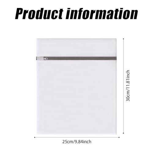 Laundry Bags Mesh Wash Bags, Lingerie Bag for Washing Delicates, White Net, 4S - size: 4S(10x12")