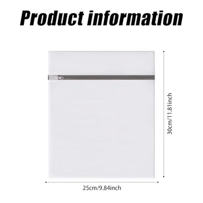 Laundry Bags Mesh Wash Bags, Lingerie Bag for Washing Delicates, White Net, 4S - size: 4S(10x12")