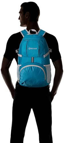 ZOMAKE Lightweight Packable Backpack 35L, Light Foldable Backpacks Water Resistant Collapsible Hiking Bag, Compact Folding Day Pack for Travel Camping(Lake Green) - color: Lake Green