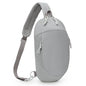 Small Sling Bag with RFID Blocking, Mini Fanny Pack for Women and Men, Convertible Crossbody Anti Theft Chest Bag for Travel Hiking Running, Grey - color: Grey