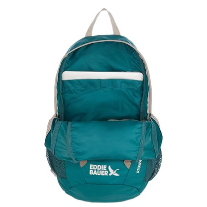 Eddie Bauer Stowaway Packable Backpack | Travel | Outdoor | Lightweight | Foldable | Durable | Ripstop Polyester | 20L - Deep Sea - color: Deep Sea, size: 20L