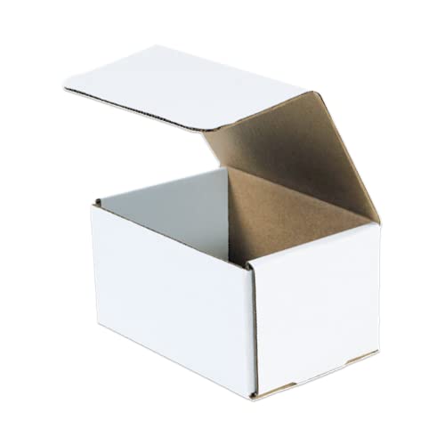 BOX USA Mailer Boxes Small 7"L x 5"W x 4"H 50-Pack - Corrugated Cardboard Box for Shipping, Moving, Mailing, Packing, Packaging and Storage - size: 7x5x4