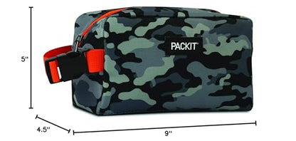 Packit, Snack Box Freezable Charcoal Camo - color: Charcoal Camo