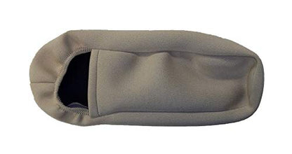 Car Console Covers Plus Pair of Fleece Armrest Covers Designed for Honda Pilot 2016-2022 for Pull Down Armrests Made in USA Light Tan - color: LIGHT TAN