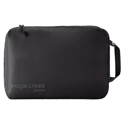 Eagle Creek Pack-It Isolate Clean/Dirty Packing Cube - Dual Compartment Packing Cubes for Optimizing Luggage Space - Lightweight - Recycled Fabric - Washable - Medium - Black - color: Black