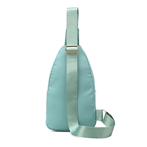 AOSTIHOT Crossbody Small Sling Backpack Sling Bag for Women, Chest Bag Daypack Crossbody for Travel Sport Running Hiking Green - color: Green