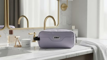 GOX Small Travel Toiletry Bag, Dopp Kit Case For Men, Multifunction Cosmetics Organizer Pouch (Lavender Purple) - color: Lavender Purple