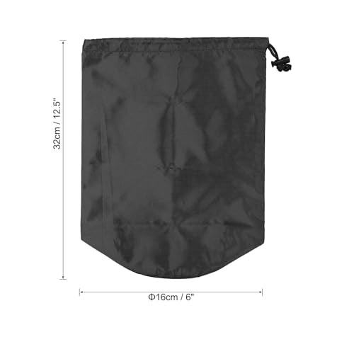 PATIKIL Stuff Sack, Waterproof Outdoor Storage Sack Portable Drawstring Dust Flap Bag