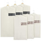 Aliceset 6 Pcs 40 Inches 50 Inches Cotton Garment Bags for Hanging Clothes, Canvas Suit Bags for Clothes Coats Jackets Shirts Closet Storage Travel Gusseted Hanging Garment Cover - size: 40 Inches 50 Inches