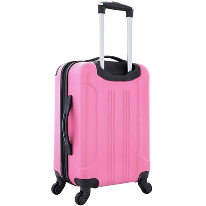 Travelers Club Chicago Hardside Expandable Spinner Luggages, Hot Pink, 20" Carry-On, HS-20720-EX-690N - color: Hot Pink, size: 22" Carry-On