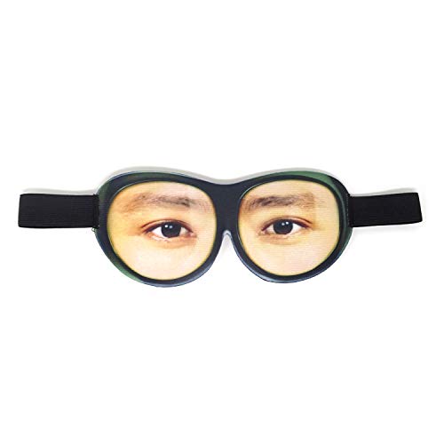 Honbay 3D Funny Eyeshade Soft Sleep Eye Mask with Adjustable Head Strap for Travel, Game, Party, Rest, Sleeping, etc (for Man) - style: Man