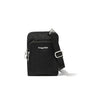 Baggallini Women's Securtex Anti-theft Activity Crossbody Bag - color: Black Cheetah