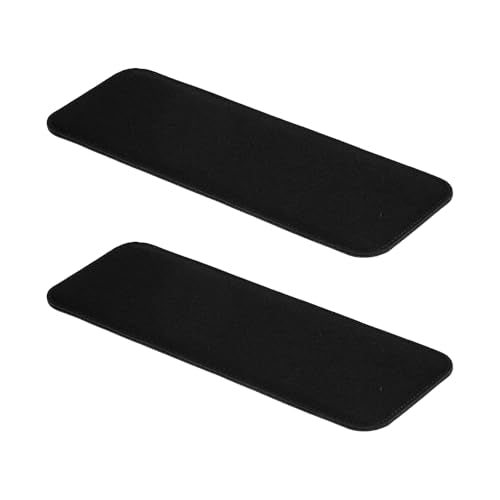 PATIKIL Felt Base Shaper 14x5 Inch, 2Pcs Bag Bottom Shaper Pad Purse Liner Board Insert Arc Corner for Handbags Tote Crossbody Bag Backpack, Black - color: Black, size: 14x5 Inch