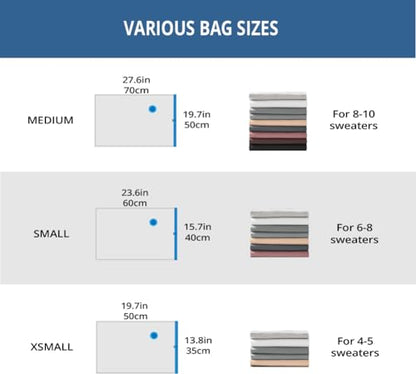 12 Pack Space Saver Vacuum Storage Bags Travel Set | Vacuum Sealed Compression Bags With Wireless Rechargeable Electric Pump, Space Saving For Travel, Clothing, Luggage, Toys - size: 12-Pack-C