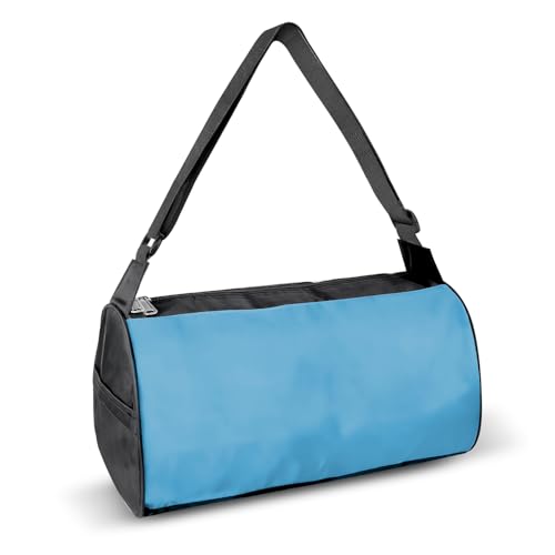 C&F BOGMOST Small Travel Duffel Bag Foldable Waterproof Gym Bag for Gym Beach Swim Bag Men Women Duffle Bag Lightweight Oxford Cloth Sports Bag -Sky Blue - color: A-Sky Blue-Small, size: 15 INCHES