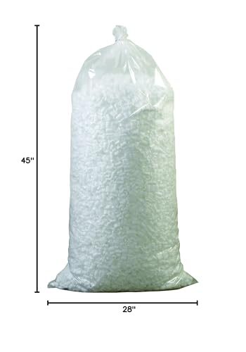 Partners Brand P7NUTSW Loose Fill Packing Peanuts, 7 Cubic Feet, White - style: White