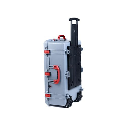 Silver Pelican 1650 Large Case - Comes with Pick & Pluck Foam - Red Handles & Latches. - color: Red Handles & Latches