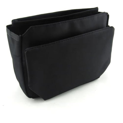 Periea ‘Tegan’ Small Handbag Organizer Insert or Make-up Bag – 5 Colors Available (Black) - color: Black
