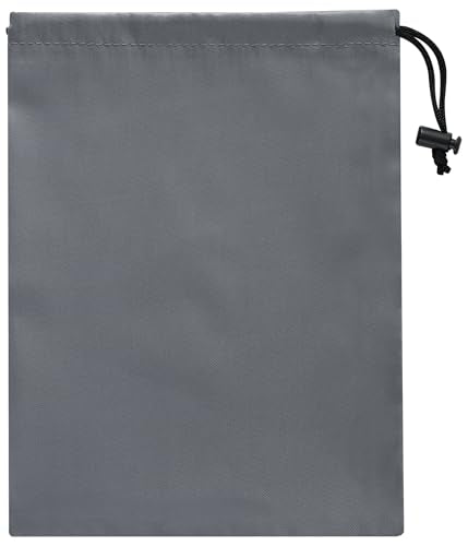 PALTERWEAR Drawstring Bag with Toggle - Nylon Cinch and Ditty Pouch Six-Pack (Gray, 7 x 9 Inch, Set of 6) - color: Gray, size: 7 x 9 Inch