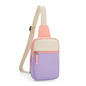 Birthday Gifts for 8 9 10 11 12 Year Old Teens Girls Kids, Fanny Pack Crossbody Bag Sling Belt Bags Purse, Dorm Travel Essentials for Girls Fashion, Preppy Tween Teen Girl Gift Trendy Stuff - color: Beige & Lavender Purple