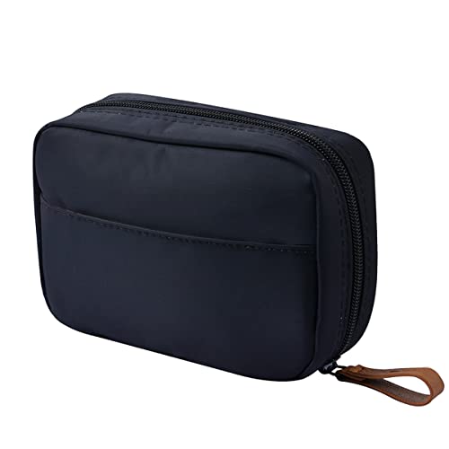 Hekyip Rectangular Beauty Bag, Small Travel Makeup Bag for Purse, Portable Waterproof Cosmetic Pouch for Ladies Women (Rectangular Inner Red) - color: Rectangular Inner Red