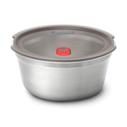 BLACK + BLUM Lunch Bowl - Reusable Meal Prep Containers for Picnic & Camping - Microwavable Stainless Steel Lunch & Dinner Food Storage Box with Leak Proof Lid - Dishwasher & Oven Safe - Medium 32oz - size: Large Bowl (950ml)
