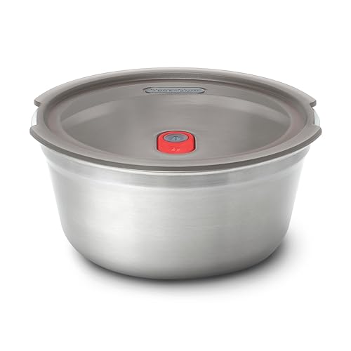 BLACK + BLUM Lunch Bowl - Reusable Meal Prep Containers for Picnic & Camping - Microwavable Stainless Steel Lunch & Dinner Food Storage Box with Leak Proof Lid - Dishwasher & Oven Safe - Medium 32oz - size: Large Bowl (950ml)
