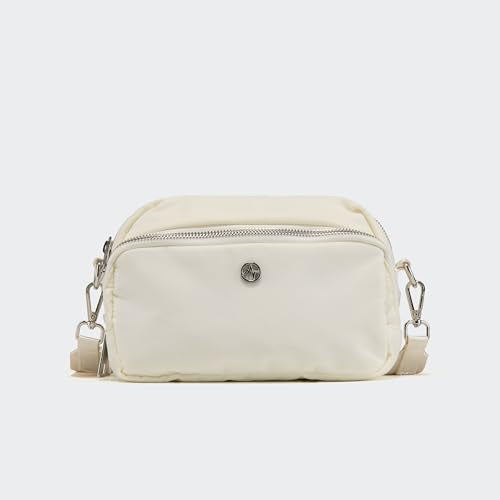 Pander Crossbody Sling Bag – Everyday Purse with Adjustable Strap, Perfect for Travel, Errands, and Daily Use - color: Ivory White