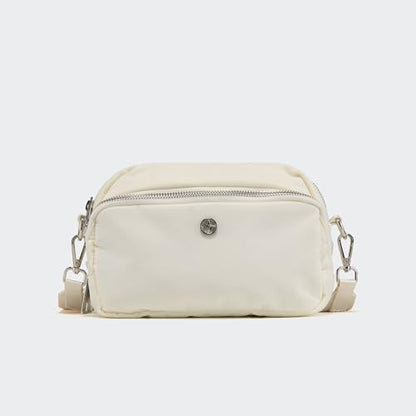 Pander Crossbody Sling Bag – Everyday Purse with Adjustable Strap, Perfect for Travel, Errands, and Daily Use - color: Ivory White