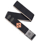 Arcade The Original Unisex Adventure Belt, Heavy Duty Elastic Webbing, Non-Metal Travel Friendly Buckle - color: Black/Khaki