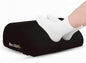 Friends of meditation Foot Rest for Office Chair | Foot Stool for Sofa | Ergonomic Foot Rest Under Table/Desk | Leg Resting Stool | Removable Cover | Black - color: Black