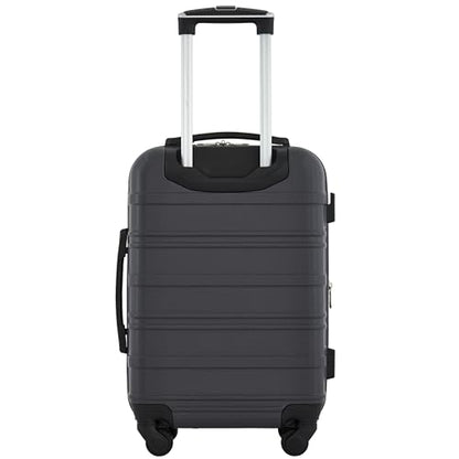 Travelers Club Phoenix Luggage, Blackened Pearl, 22-Inch Carry-On - color: Blackened Pearl, size: 22" Carry-On