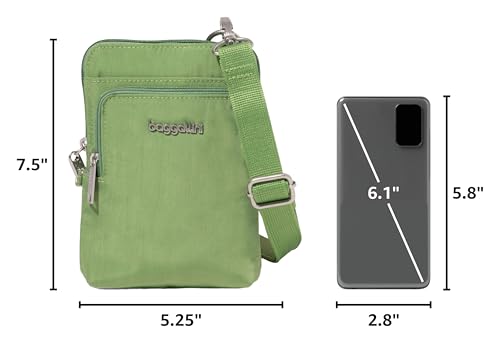 Baggallini Women's Securtex Anti-theft Activity Crossbody Bag - color: Moss