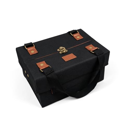 SplayTray: The Bag That Opens Into a Tray (Classic Black, Medium) - color: Classic Black, size: Medium