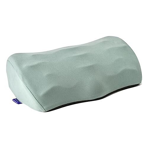 C CUSHION LAB Foot Rest for Under Desk at Work - Adjustable Memory Foam Foot Rest for Office Chair & Gaming Chair - Ergonomic Design for Back & Hip Pain Relief - Wellness Green - color: Wellness Green