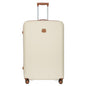 Bric's Taormina Ultra-Light Checked Luggage – Expandable Hard Shell Suitcase with TSA Lock, Anti-Tamper Zippers & 360 Spinner Mobility Wheels - 32 Inch, Cream - color: Cream, size: Checked-Extra Large