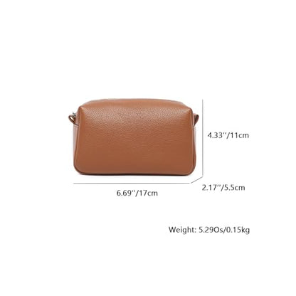 PU leather Organizer Bag Lightweight Cosmetic Bag with Ring Clasp Perfect Travel Makeup Bag for Women (Saddle Brown/PU) - color: Saddle Brown/PU