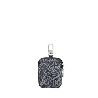 Baggallini womens On the Go Mini Pouch - color: Midnight Blossom Print
