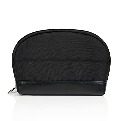 Ethereal Small Makeup bag for Purse, Cute Cosmetic Bag Portable Mini Makeup Pouch for Women Black - color: 03-mini black