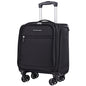 Verage Underseat Carry On Luggage with Wheels, 14.5-Inch Spinner Small Suitcase, Softside Lightweight Travel Bag for Men and Women, Airplane Carry On Bag, Black - color: Black, size: Basic Underseat