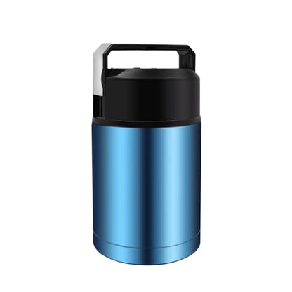 35oz Insulated Lunch Container Leak Proof Vacuum Thermal Flask - color: blue-- 35oz