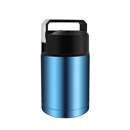 35oz Insulated Lunch Container Leak Proof Vacuum Thermal Flask - color: blue-- 35oz