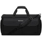 Garment Bags for Travel Large Suit Bag for Men Carry On Garment Bag Convertible Garment Duffle Bag with Shoes Compartment,2 in 1 Hanging Dress Suitcase Suit Travel Bags,Black - color: Black