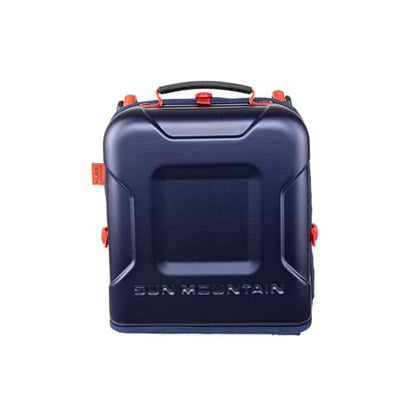 Sun Mountain Kube Golf Travel Bag, 2-Wheel Rolling System-Compact Storage Case - color: Navy White Red