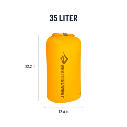 Sea to Summit Ultra-Sil Dry Bag, Ultralight Waterproof Dry Storage - color: Zinnia Yellow, style: 35 Liter